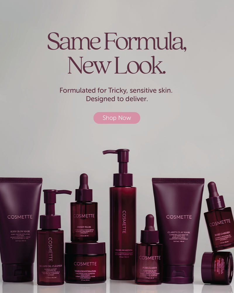 Same Formula, New Look. Formulated for Tricky, sensitive skin. Designed to deliver. Shop Now.